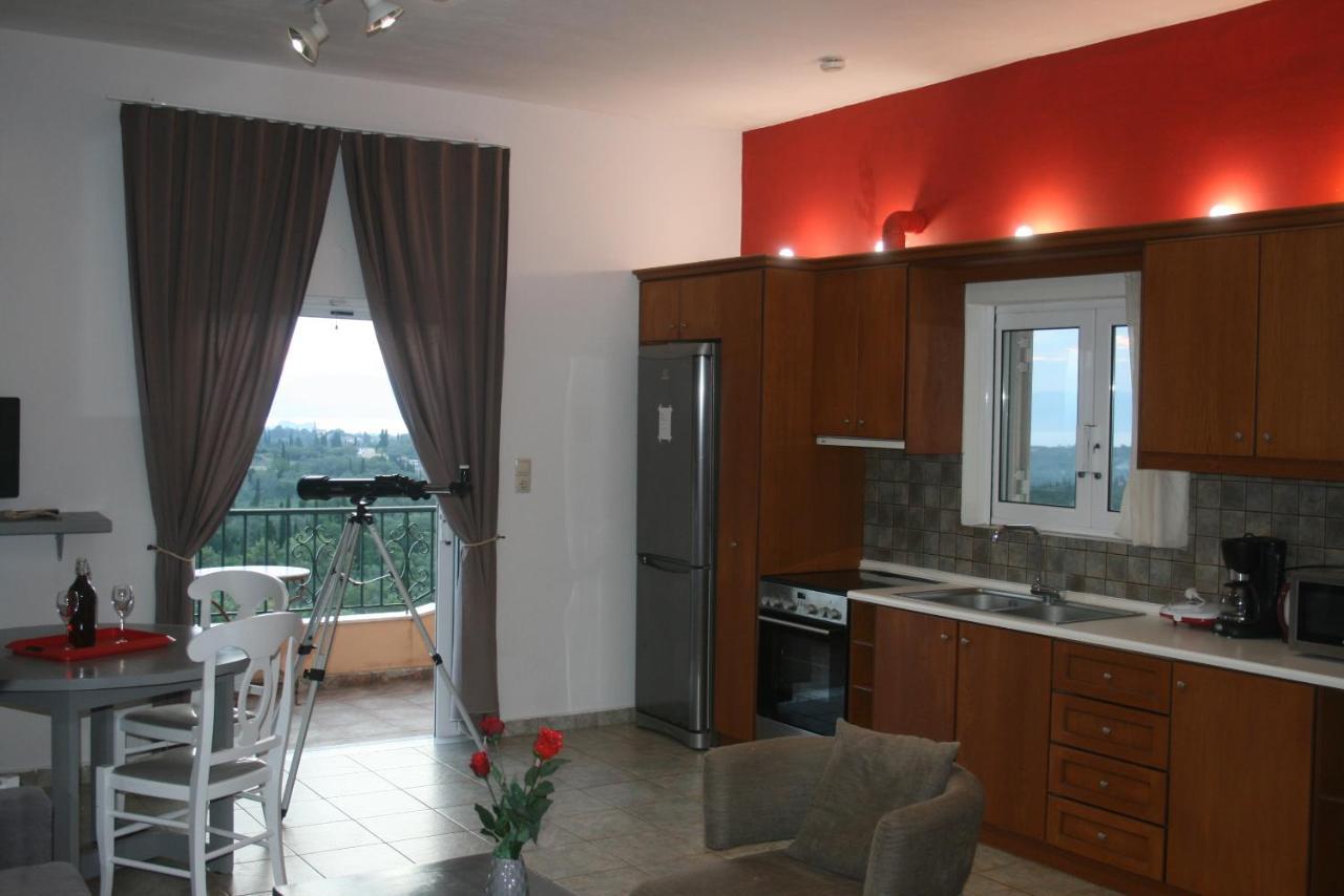 Corfu Quality Suite, Tranquility, Mountain & Sea Views Agios Gordios  Zewnętrze zdjęcie