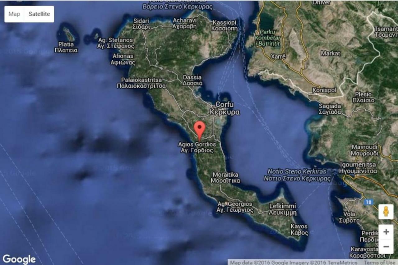 Corfu Quality Suite, Tranquility, Mountain & Sea Views Agios Gordios  Zewnętrze zdjęcie